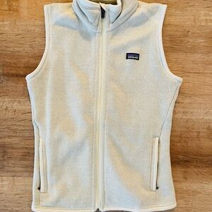 Patagonia Cream Fleece Vest